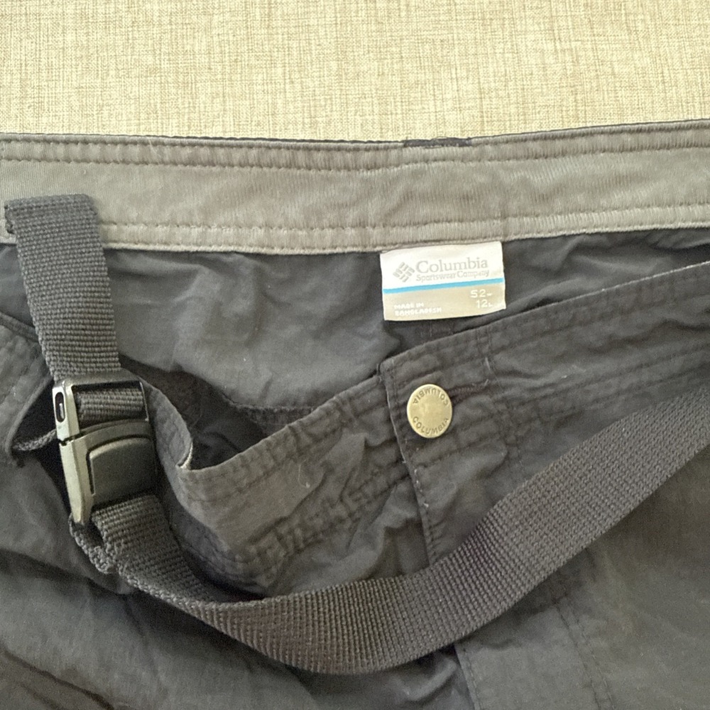 Columbia Cargo Shorts Mens Size 52 Waist Silver Ridge Belted Big & Tall Hiking - Picture 2 of 8